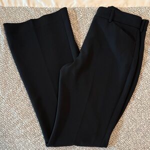 Express Editor Mid-rise Flare Dress Pants